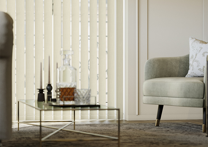Brindisi, White Chocolate - Vertical Blind - Image 5